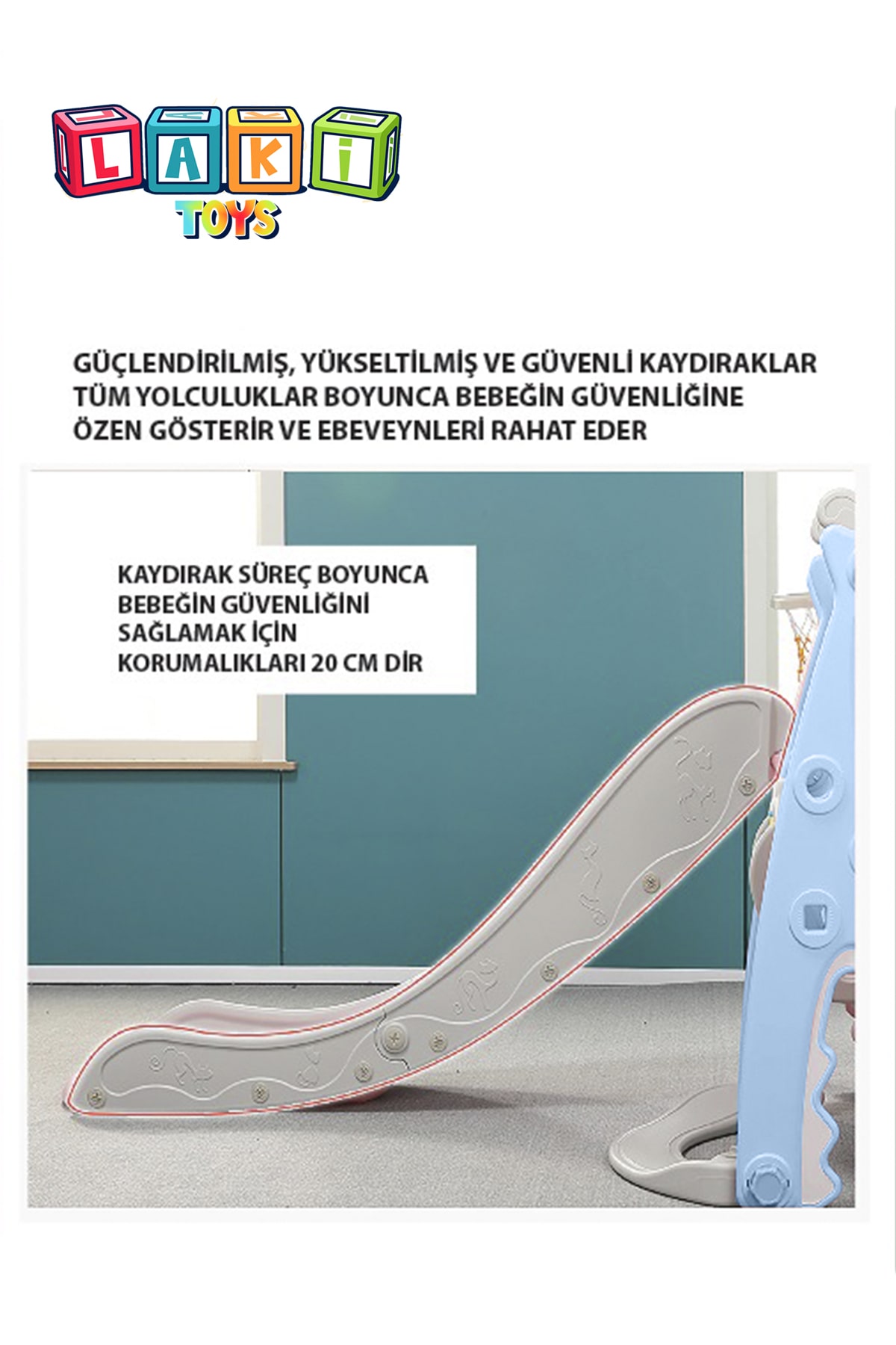 LAKİ TOYS Mavi Park Seti 6 in 1