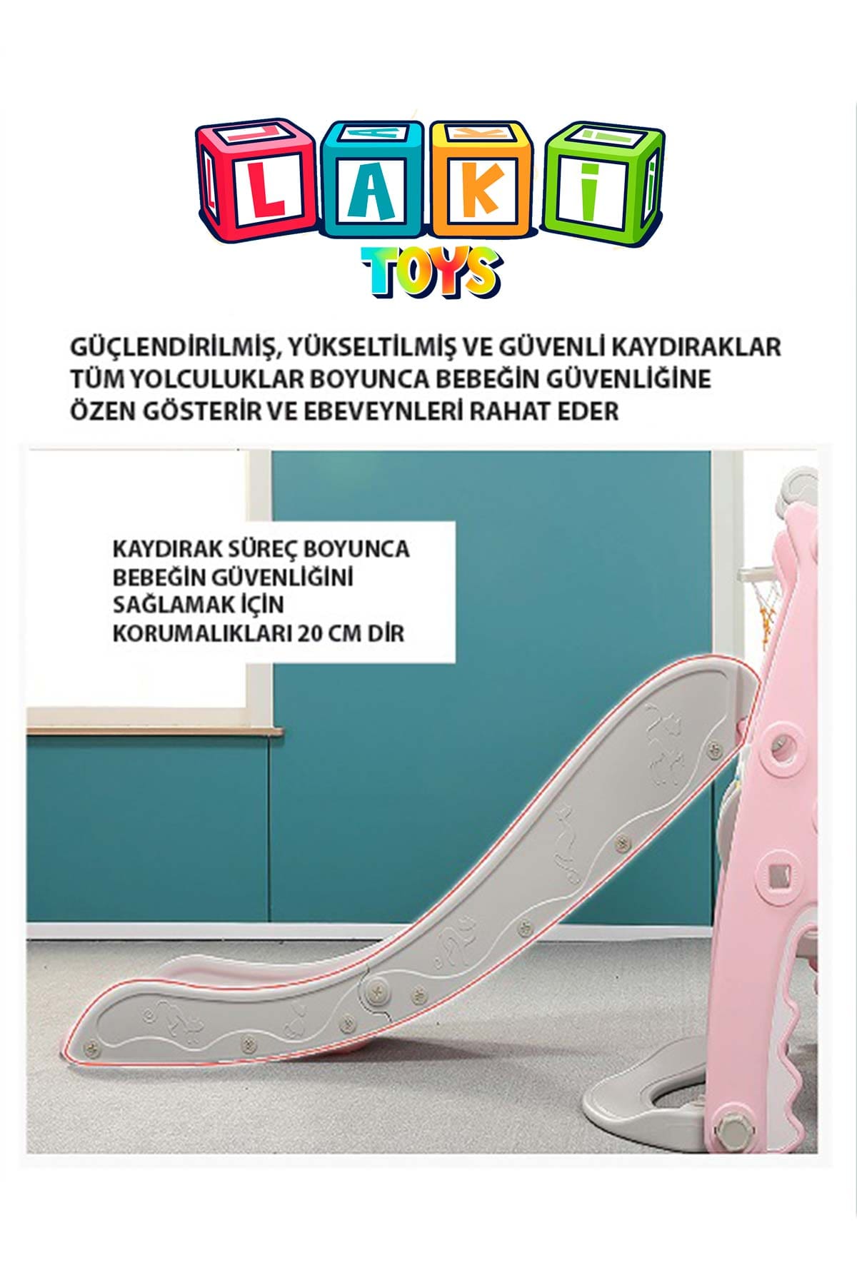 LAKİ TOYS Pembe Park Seti 6 in 1