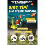 STAHLKRAFT STH 6182 11000rpm 5.9 Hp Sırt Tipi Benzinli Motorlu Ot Çalı Tırpan