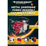 ASSUR STH 8972 3 Parmak Benzinli Su Motoru 6,5 Hp