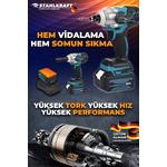 STAHLKRAFT Sth 9274 58vf Akülü Kömürsüz Yüksek Tork Somun Sökme - Vidalama