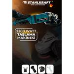 STAHLKRAFT STH 9886 230 mm 2200 Watt Metal Şanzumanlı Tam Otomatik Taşlama